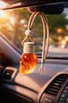 THE TRINAY ESSENCE Orange Car Perfume with Essential Oils | Hanging Car Diffuser | Long Lasting Citrus Car Air Freshener | 10ml