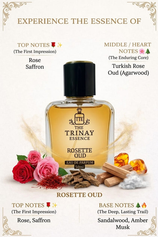 THE TRINAY ESSENCE ROSETTE OUD (AHMED AL MAGHRIBI Oud And Roses)