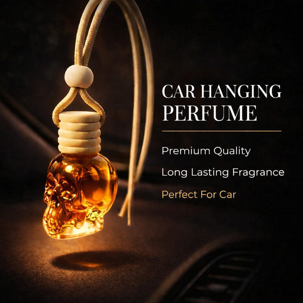 THE TRINAY ESSENCE Orange Car Perfume with Essential Oils | Hanging Car Diffuser | Long Lasting Citrus Car Air Freshener | 10ml