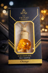 THE TRINAY ESSENCE Orange Car Perfume with Essential Oils | Hanging Car Diffuser | Long Lasting Citrus Car Air Freshener | 10ml