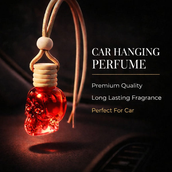 THE TRINAY ESSENCE Floral Musk Car Perfume with Essential Oils | Hanging Car Diffuser | Long Lasting Floral Car Air Freshener | 10ml