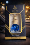 THE TRINAY ESSENCE Tropical Escape Car Perfume with Essential Oils | Hanging Car Diffuser | Long Lasting Fruity Car Air Freshener | 10ml